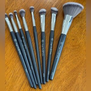 BK Beauty x Angie Hot and Flashy Makeup Brush Set with gray Handles